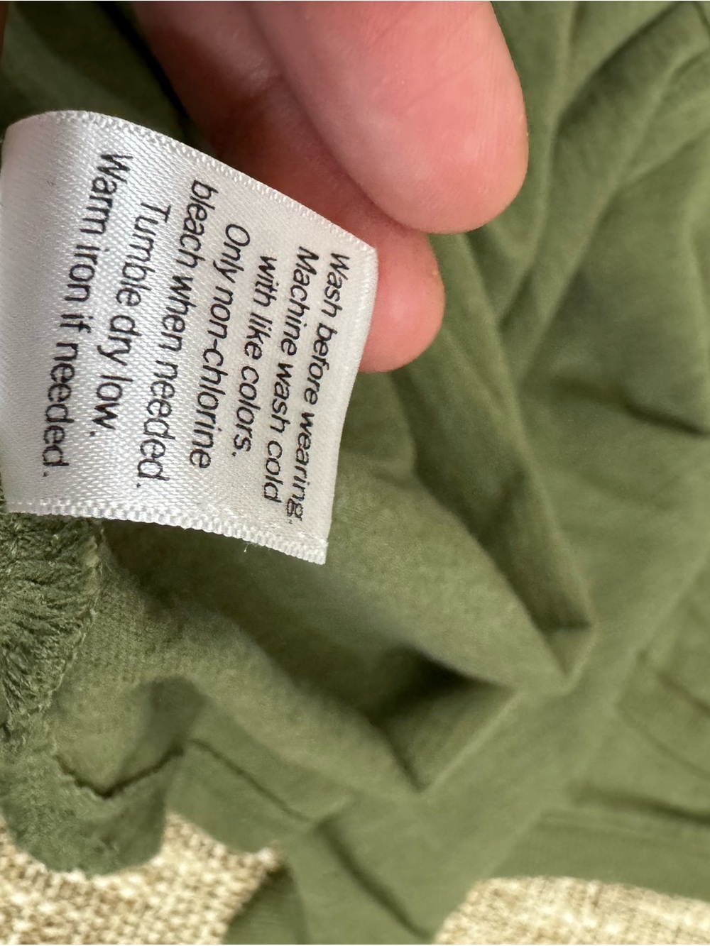 SONOMA Goods For Life Olive Green Sleeveless V-Neck Midi Dress size Small - Picture 6 of 8